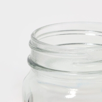 Набор кружек стеклянных Доляна &laquo;Летняя прохлада&raquo;, 2 предмета: 2 кружки с крышками и трубочками 450 мл