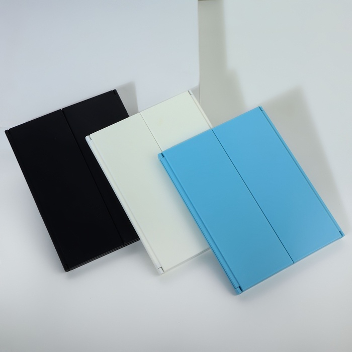 Зеркало настольное, зеркальная поверхность 5 &times; 15/11 &times; 15 см, цвет МИКС