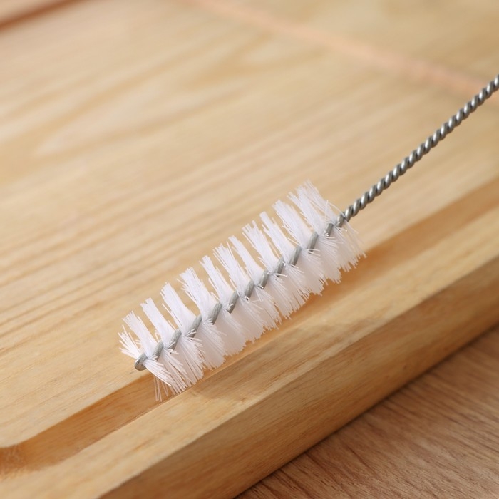 Набор ёршиков для посуды Доляна, 2 шт: 14,5&times;2,5 см, 17&times;0,5 см, цвет белый