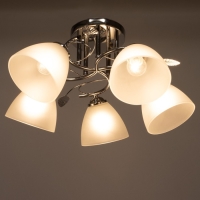 Люстра 2024/5 E27 60Вт хром 52х52х25 см BayerLux