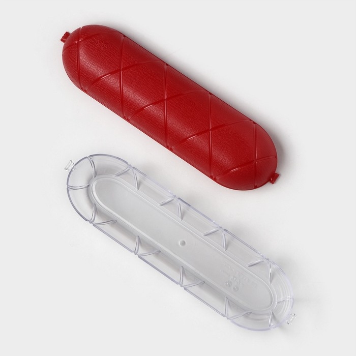 Контейнер для колбасы RICCO, 25,8&times;7&times;7 см, цвет красный