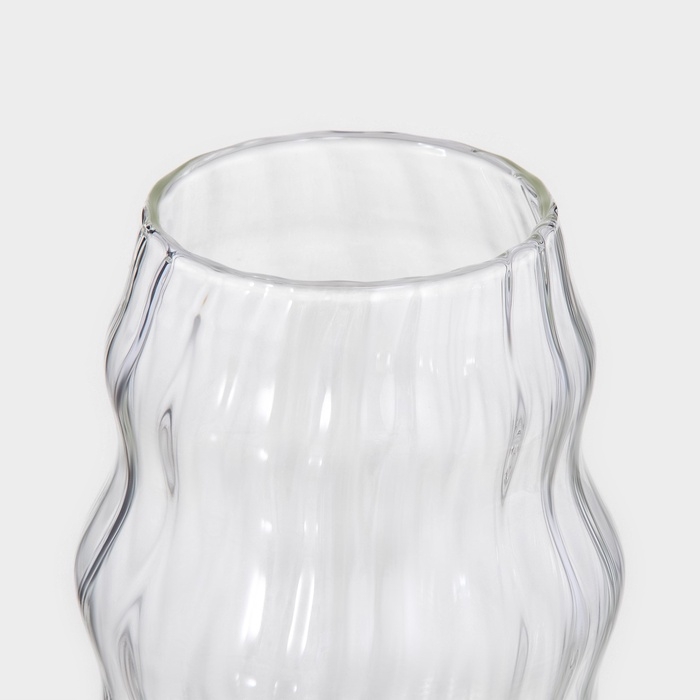 Стаканы &laquo;Леон&raquo;, 500 мл, 9&times;12 см, набор 2 шт, стекло, прозрачные