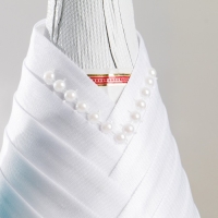 Украшение для шампанского  "Волна", бирюза