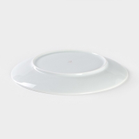 Тарелка фарфоровая &laquo;Тигр&raquo;, d=24 см, белая