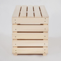 Скамья с ящиком, 80&times;40&times;45см, из липы