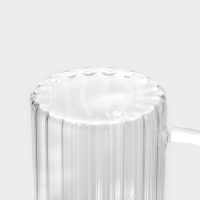 Кружка стеклянная &laquo;Полоска&raquo;, 320 мл