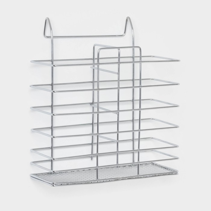 Сушилка для посуды Доляна &laquo;Стойка&raquo;, 8-образная, 40&times;23,5&times;34 см, цвет хромированный