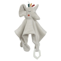 Комфортер - игрушка &laquo;Слоник Эли&raquo;, погремушка, прорезыватель, цвет серый, Крошка Я