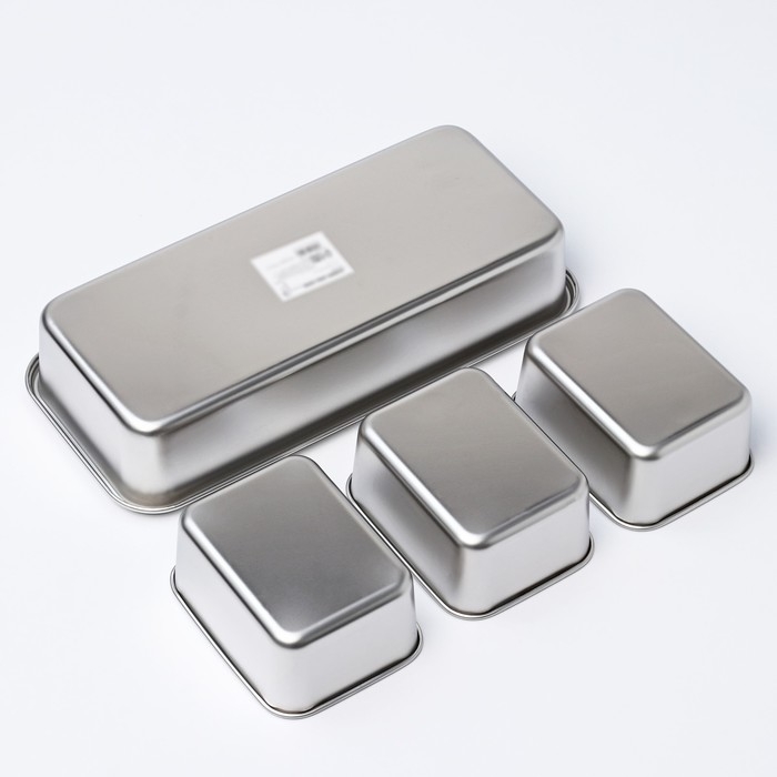 Контейнер для еды из нержавеющей стали 3 секции, 34&times;15,5&times;7 с крышкой