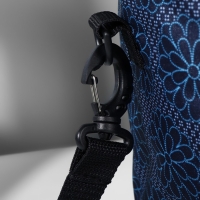 Сумка-футляр &laquo;Синие цветы&raquo;, 2 люверса, d = 21 &times; 23 см, цвет разноцветный