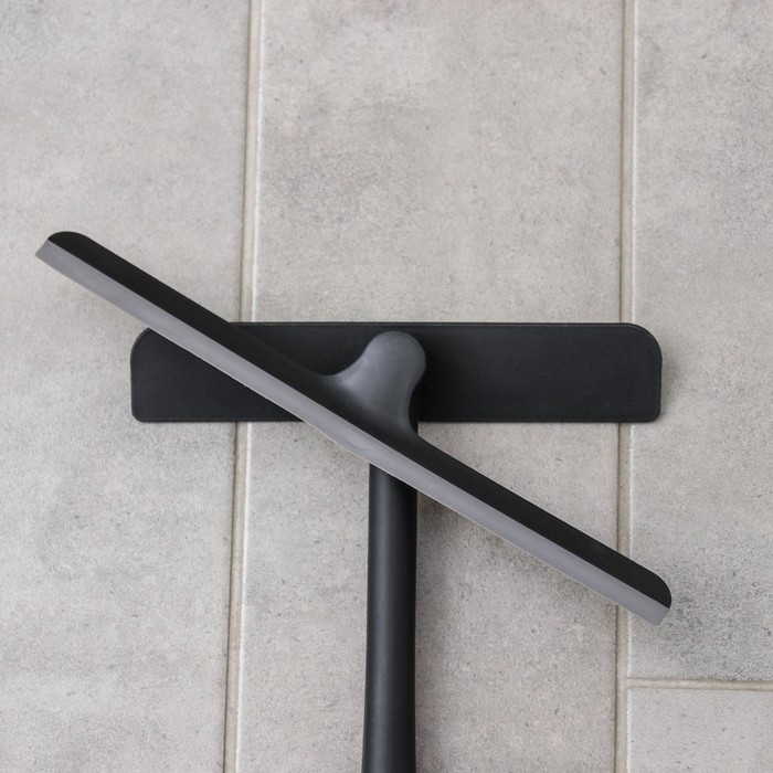 Щётка для окон Доляна &laquo;Элит&raquo;, целлюлозная губка 21&times;4 см, поворотный силиконовый водосгон27,5, 28&times;34&times;6 см, цвет МИКС