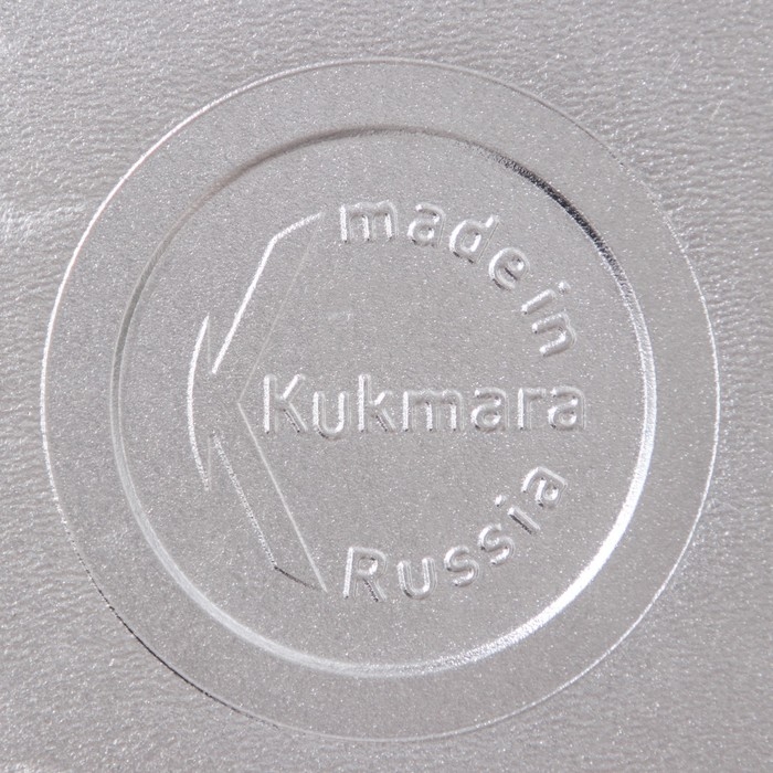 Сковорода KUKMARA, 30&times;5.5 см, алюминий, цвет хромированный
