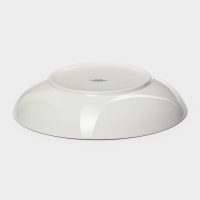 Тарелка глубокая фарфоровая Magistro &laquo;La Perle&raquo;, 1 л, d=22,5 см, цвет белый