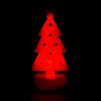 Свеча светодиодная &laquo;Ёлочка&raquo;, цвета МИКС