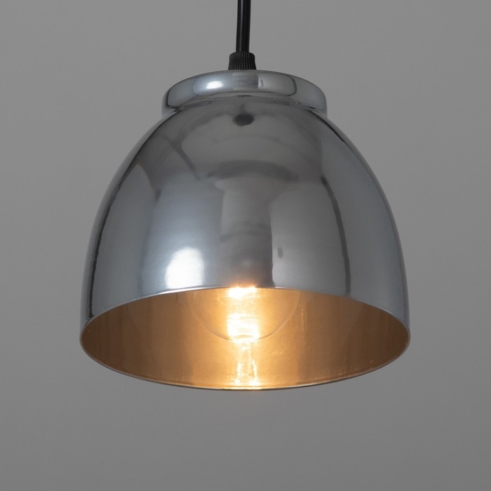 Люстра BayerLux Подвес BayerLux 3111/1 1х40Вт Е27, хром, d=13,5 см, h=10,5 см