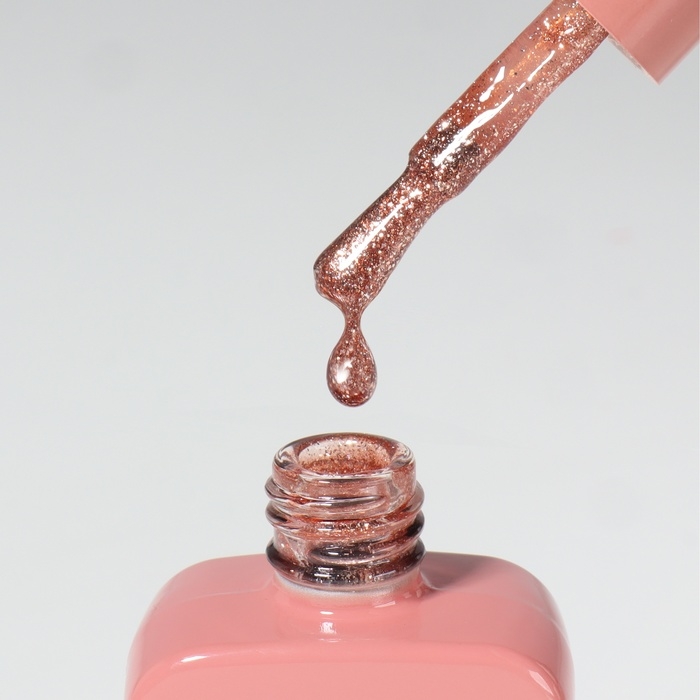 Гель лак для ногтей &laquo;COLOR CHROME&raquo;, 3-х фазный, 10 мл, LED/UV, цвет красный (67)