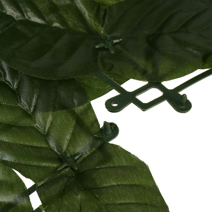 Изгородь декоративная, 100 &times; 300 см, &laquo;Листья удлинённые&raquo;, Greengo