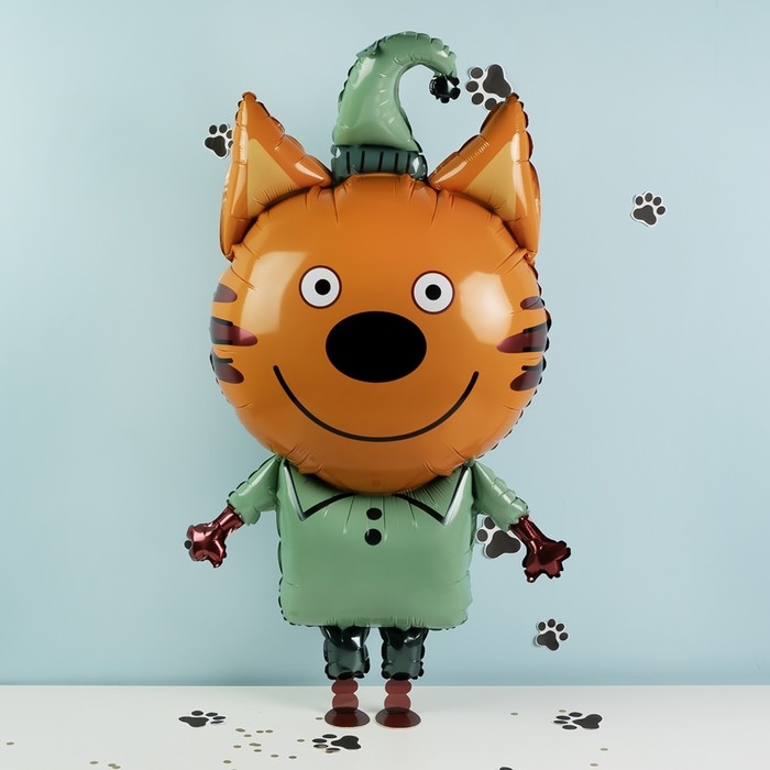 Шар фольгированный 43" &laquo;Три кота. Компот&raquo;, ходячая фигура