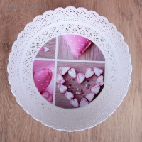 Ваза для хлеба и фруктов &laquo;Зефир. Принт&raquo;, d=20 см, цвет МИКС