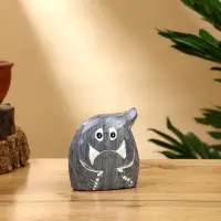 Набор сувенирный "Привидения" дерево H 12, 9, 7 см, цв. серый