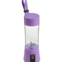 Блендер LBR-01, портативный, 24 Вт, 380 мл, USB, фиолетовый