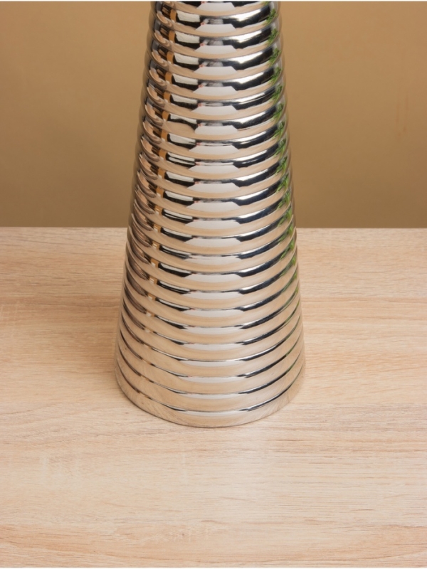 Подсвечник "Флэйм" 12х12х37 см, алюминий