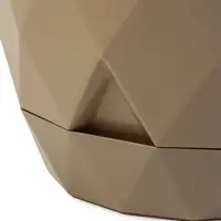 Горшок для цветов "Laurel" D-14,5 см, 1,3 л с поддоном, бежевый