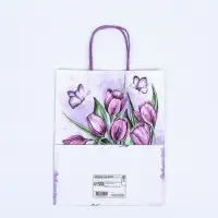 Пакет крафт &laquo;Хорошего настроения&raquo; 22&times;12&times;27 см