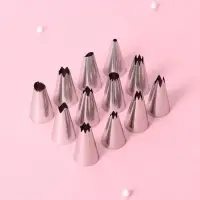 Набор насадок кондитерских, d=1,8 см, 12 шт