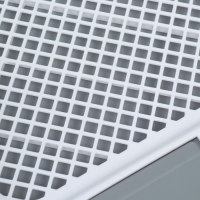 Туалет открытый 53 х 45 х 13 см, серый