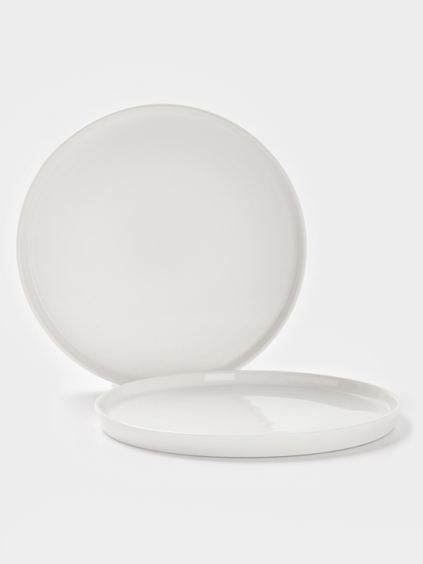 Набор тарелок 2 шт 26х2 см Magistro  "White Snow"