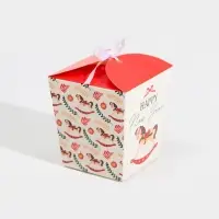 Бонбоньерка новогодняя &laquo;Лошадка&raquo;, 7,5 х 8 х 7,5 см, Новый год