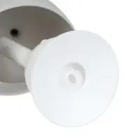 Прорезыватель силиконовый для зубов с погремушкой 3 в 1 M&B &laquo;Зайка&raquo;, серый