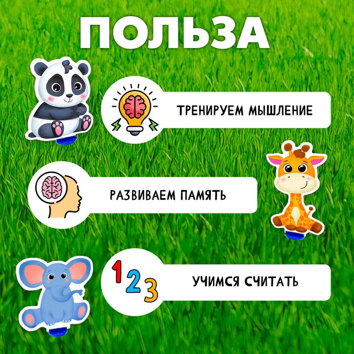 Развивающий набор &laquo;Всё по местам&raquo;, 16 карточек, 10 заданий, 3+