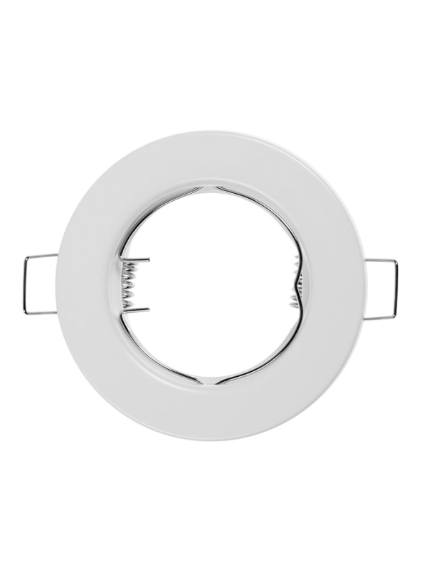 Светильник встраиваемый под лампу MR16, круг, металл, белый