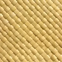 Сумка плетёная из пандана, 23&times;14&times;35 см, бежево-чёрная