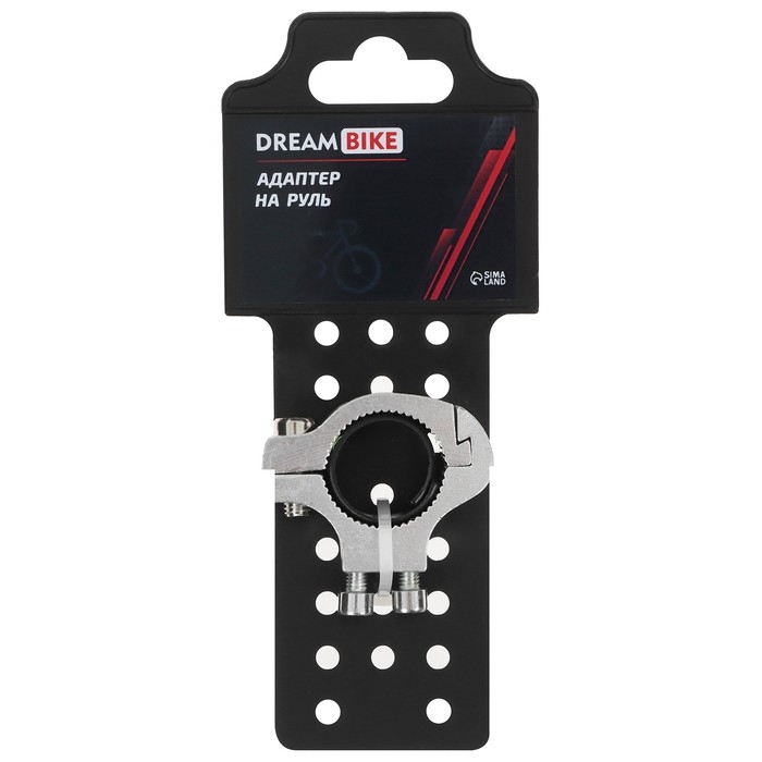 Адаптер на руль Dream Bike, 22.2-25.4 мм, для флягодержателя, цвет серый