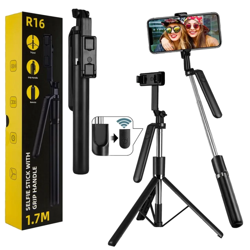 Монопод-трипод с блютуз пультом R16 175cm