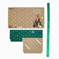 Складная новогодняя коробка-книга &laquo;С новым годом!&raquo;, 12 х 8 х 4,5 см