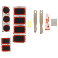 Набор велоинструментов: чехол, мультитул, ремкомплект, монтажки