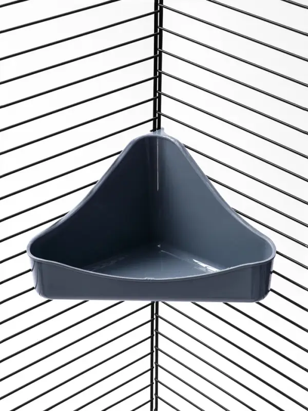 Туалет угловой для грызунов 16 х 9 х 8,5 см, микс цветов