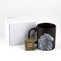 Кружка керамическая Дорого внимание &laquo;Зебры&raquo;, 350 мл