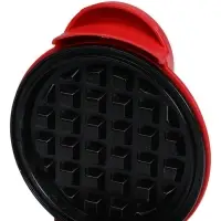 Электровафельница WV-01, 350 Вт, венские вафли, антипригарное покрытие, красная