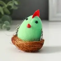 Сувенир пасхальный "Цыплёнок в гнезде" 5х5х7,5 см