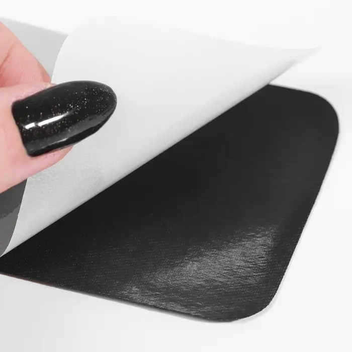 Заплатки для одежды, 10 &times; 7,5 см, клеевые, пара, цвет чёрный