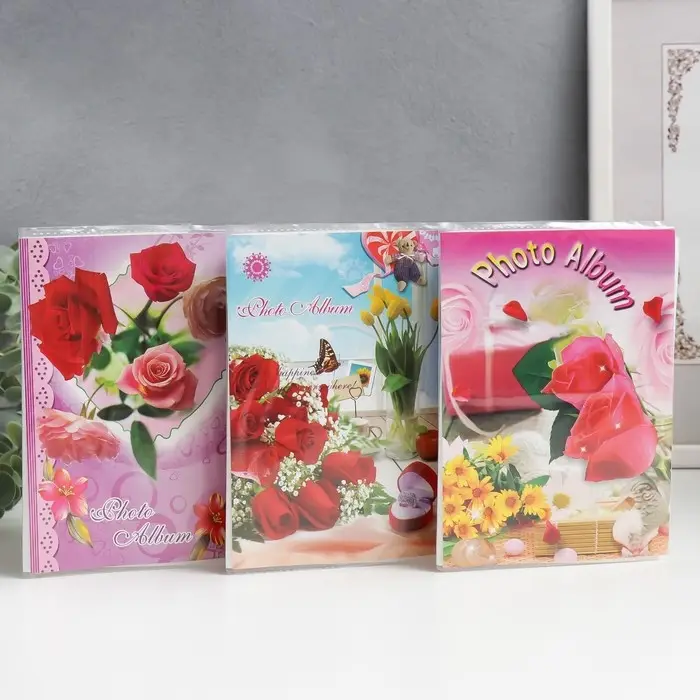 Фотоальбом на 36 фото 10&times;15 см &laquo;Ассорти&raquo;, 17&times;12&times;3 см, МИКС