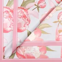 Пленка для цветов матовая, &laquo;Флёр&raquo;, 55&times;55 см, розовый