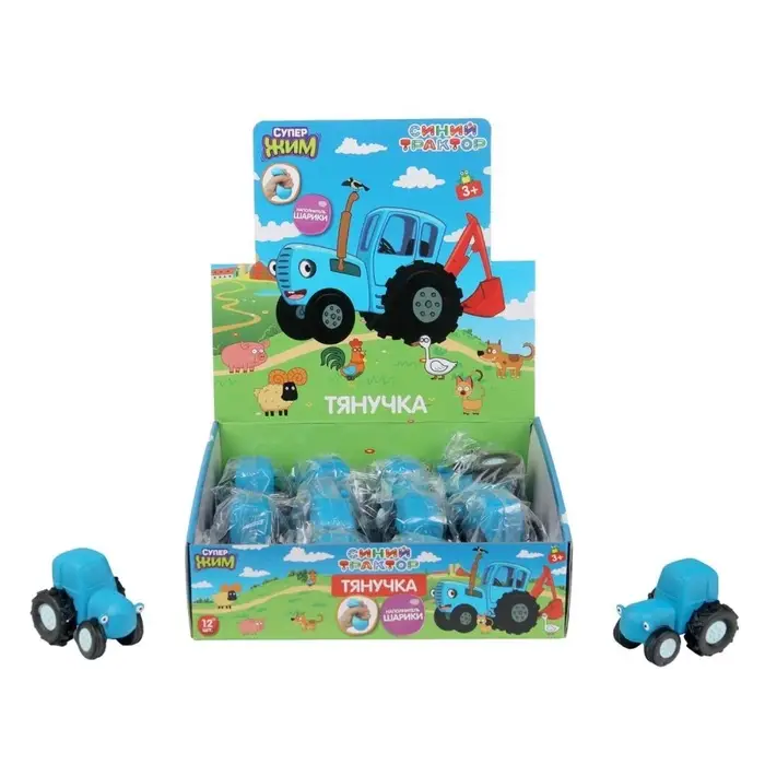 Игрушка-тянучка антистресс &laquo;Синий Трактор&raquo; XID-BTSD-02-RU
