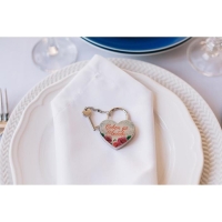 Замок свадебный с ключом &laquo;Совет да любовь&raquo;.