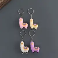 Брелок резина "Лама с попоной-ковром" МИКС 5,2х4,3х1,8 см